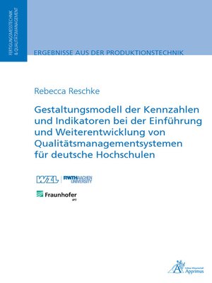 cover image of Gestaltungsmodell der Kennzahlen und Indikatoren bei der Einführung und